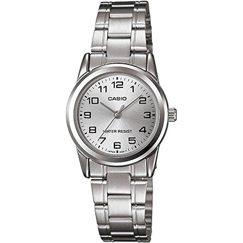 CASIO COLLECTION LADY 3H - SILVER LTP-V001D-7BUDF Only Time - Armbanduhr 25 mm Silber
