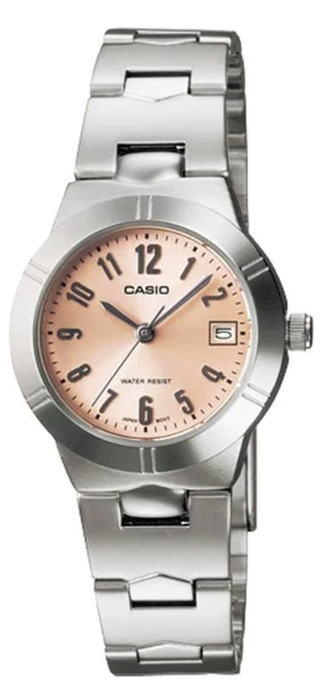 CASIO COLLECTION LADY DATE - ANTIQUE PINK LTP-1241D-4A3DF Date - Armbanduhr 25 mm Rosa