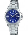 CASIO COLLECTION LADY DATE - BLUE LTP-V004D-2BUDF Date - Armbanduhr 30 mm Blau ansicht-2