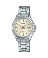 CASIO COLLECTION LADY DATE - CHAMPAGNE LTP-1308D-9AVDF Date - Armbanduhr 31 mm ansicht-2
