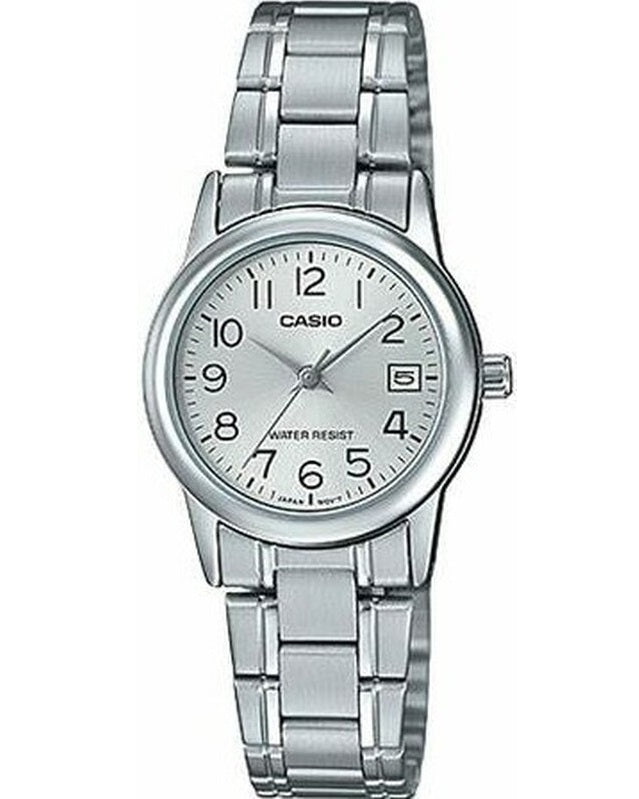 CASIO COLLECTION LADY DATE - SILVER LTP-V002D-7BUDF Date - Armbanduhr 25 mm Silber