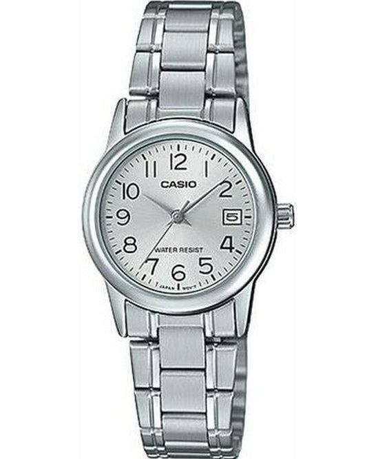 CASIO COLLECTION LADY DATE - SILVER LTP-V002D-7BUDF Date - Armbanduhr 25 mm Silber