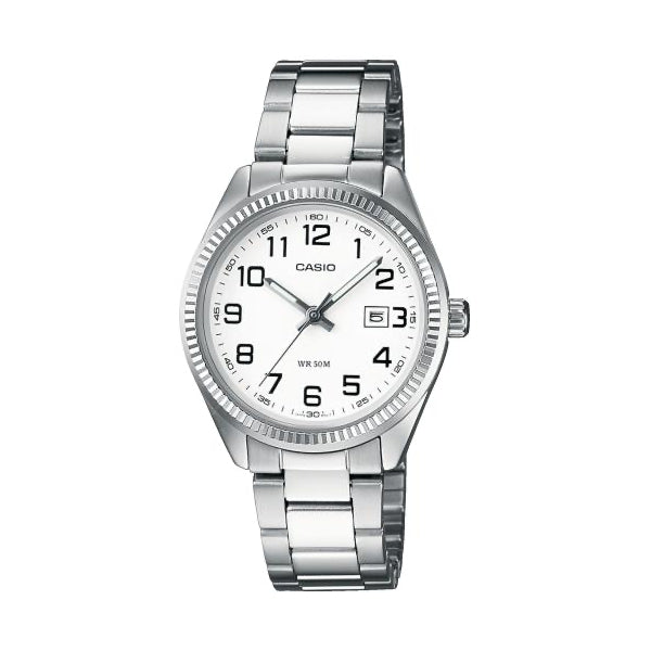 CASIO COLLECTION LADY DATE - WHITE LTP-1302PD-7BVEG Date - Armbanduhr 30 mm Weiss