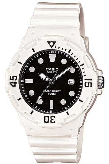 CASIO COLLECTION LADY DIVER - BLACK LRW-200H-1E Analoguhr Armbanduhr 34 mm Schwarz
