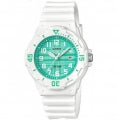 CASIO COLLECTION LADY DIVER - GREEN LRW-200H-3CVDF Date - Armbanduhr 34 mm Grün ansicht-2