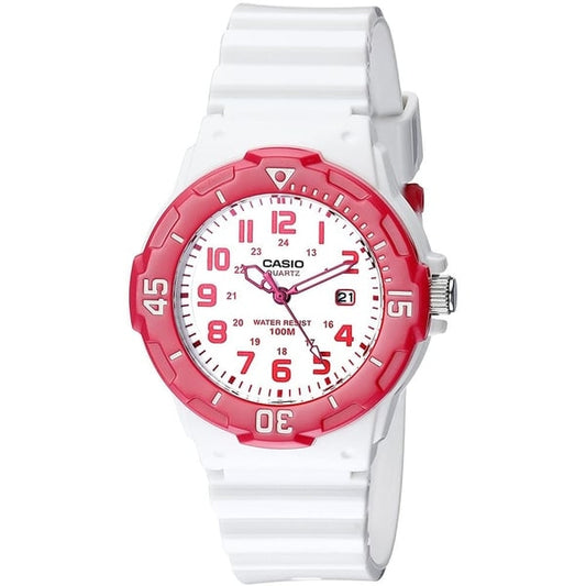 CASIO COLLECTION LADY DIVER - WHITE LRW-200H-4BVDF Date - Armbanduhr 34 mm Weiss