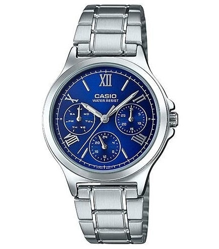 CASIO COLLECTION LADY MULTIFUNCTION - BLUE LTP-V300D-2A2UDF Day & Date - Armbanduhr 33 mm Blau
