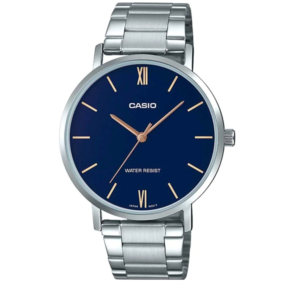 CASIO COLLECTION MINIMAL - PETROL BLUE LTP-VT01D-2BUDF Only Time - Armbanduhr 34 mm Blau