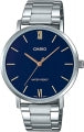 CASIO COLLECTION MINIMAL - PETROL BLUE MTP-VT01D-2BUDF Only Time - Armbanduhr 40 mm Blau ansicht-2