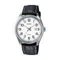 CASIO COLLECTION Mod. DATE, LEATHER - WHITE, NUMBERS MTP-1302PL-7BVEF Date - Armbanduhr 38.5 mm Weiss ansicht-2