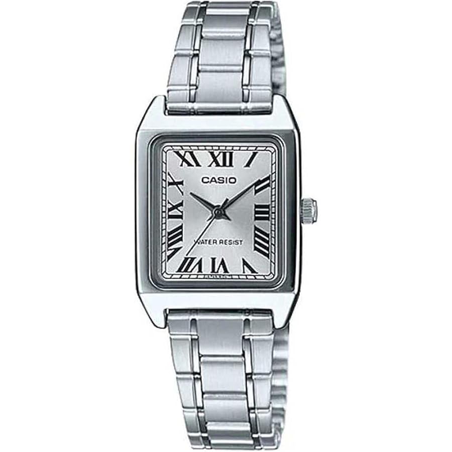 CASIO COLLECTION & VINTAGE CASIO COLLECTION Mod. LADY TANK, ALLOY - WHITE LTP-V007D-7BUDF Only Time Quarzuhr 22 mm Weiss – Pr