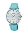 CASIO COLLECTION Mod. MINIMAL, LEATHER - ARGENTEE LTP-VT01L-7B3UDF Only Time - Armbanduhr 34 mm ansicht-2