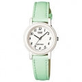 CASIO COLLECTION Mod. POP LADY, LEATHER - PASTEL GREEN LQ-139L-3BDF Only Time - Armbanduhr 25 mm Grün ansicht-2