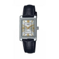 CASIO COLLECTION Mod. TANK, LEATHER - ARGENTEE LTP-1234PL-7A2EF Only Time - Armbanduhr 21 mm ansicht-2