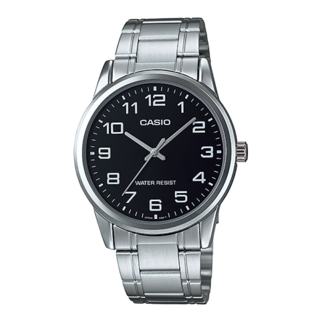 CASIO COLLECTION ONLY TIME - BLACK MTP-V001D-1BUDF Only Time - Armbanduhr 38 mm Schwarz