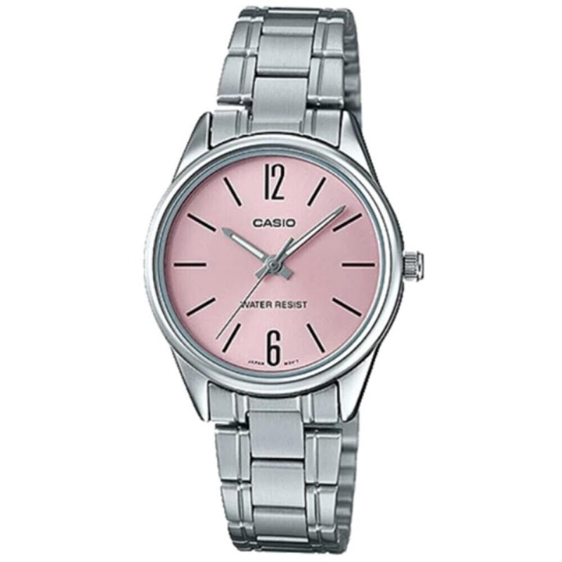 CASIO COLLECTION ONLY TIME LADY - PINK LTP-V005D-4BUDF Only Time - Armbanduhr 28 mm Rosa