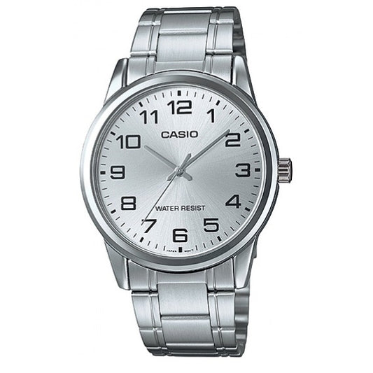 CASIO COLLECTION ONLY TIME - SILVER MTP-V001D-7BUDF Only Time - Armbanduhr 38 mm Silber