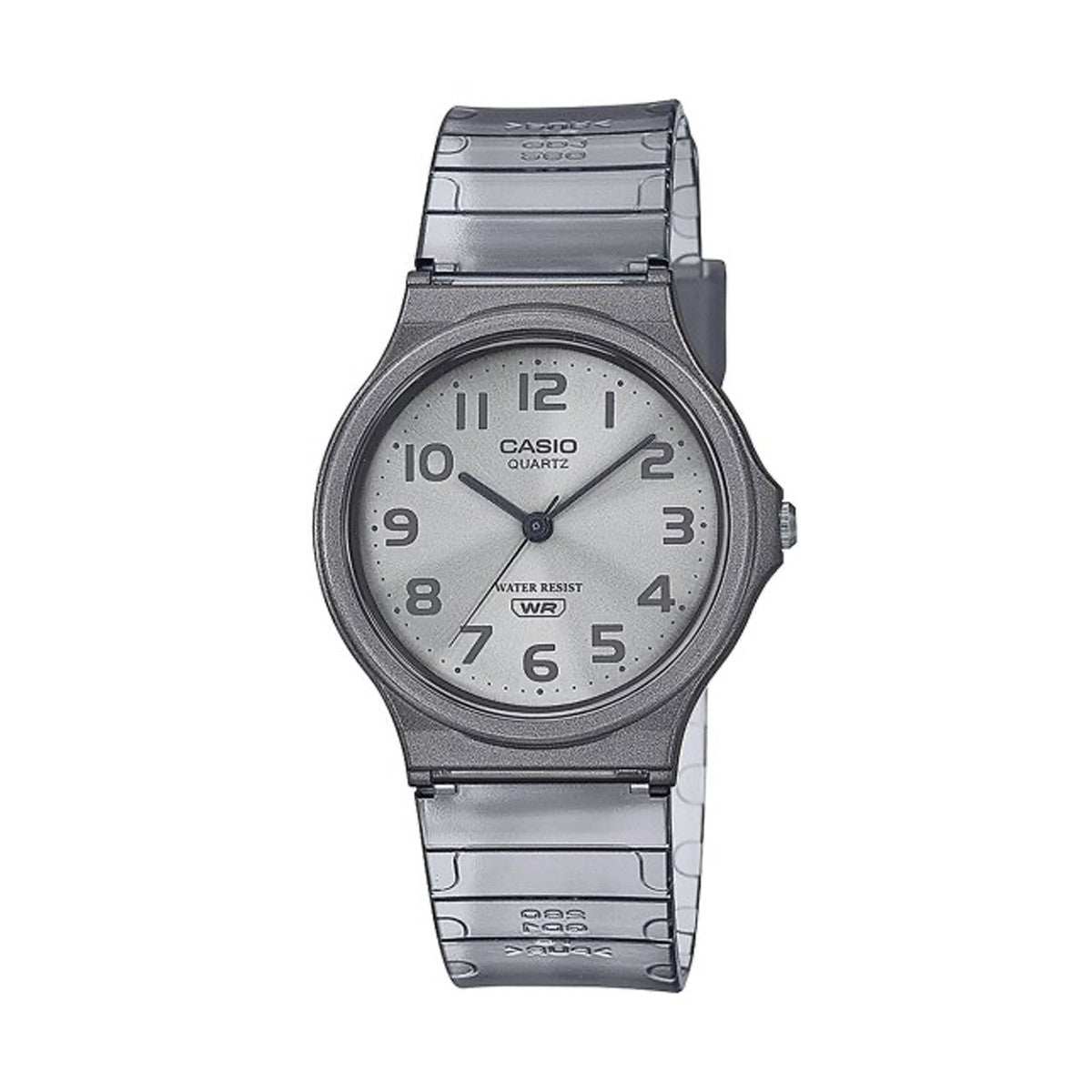 CASIO COLLECTION POP TRANSLUCID GREY MQ-24S-8BEF Only Time - Armbanduhr 35 mm Grau