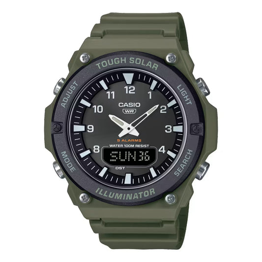 CASIO COLLECTION TOUGH SOLAR - GREEN AQ-S820W-3BVEF Multifunction - Armbanduhr 50 mm Grün