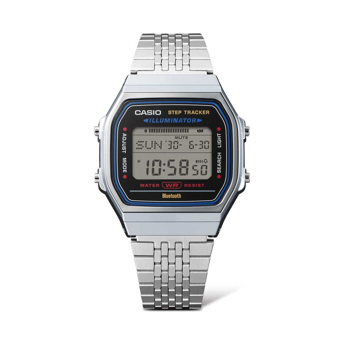 CASIO COLLECTION & VINTAGE Multifunction Armbanduhr 38 mm Schwarz – Produktansicht