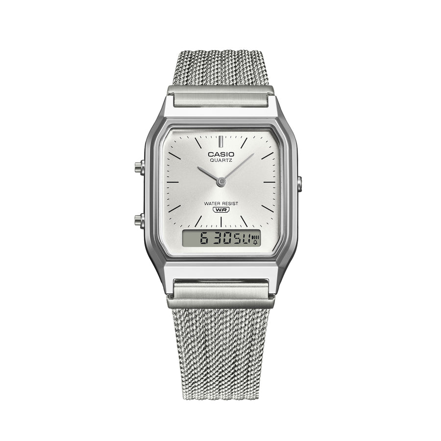 CASIO COLLECTION & VINTAGE AQ-230EM-7AEF Sonnenbrille Silber