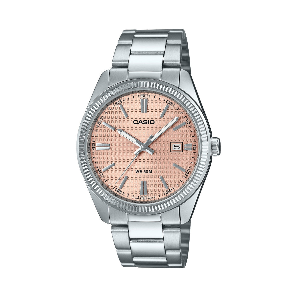 CASIO COLLECTION & VINTAGE DATE - GOLF BALL DIAL - ANTIQUE PINK MTP-1302PE-4AVEF Herren Armbanduhr Rosa 38.5 mm – Produktansi
