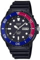 CASIO COLLECTION & VINTAGE DIVER 100M Schwarz Herren Quarzuhr 44.5 mm – Seitenansicht