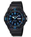 CASIO COLLECTION & VINTAGE DIVER 100M Blue MRW-200H-2BVDF Herren Quarzuhr 44.5 mm – Seitenansicht