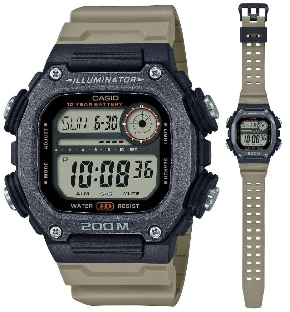 CASIO COLLECTION & VINTAGE DW-291HX-5AVDF Multifunction Armbanduhr 50 mm – Produktansicht