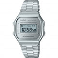 CASIO COLLECTION & VINTAGE ICONIC - ALL SILVER A168WEM-7EF Multifunction Armbanduhr 36 mm Silber ansicht-3