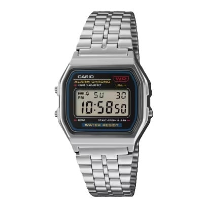 CASIO COLLECTION & VINTAGE ICONIC - CLASSIC BLACK A159WE-1EF Multifunction Armbanduhr 33 mm Schwarz ansicht-2