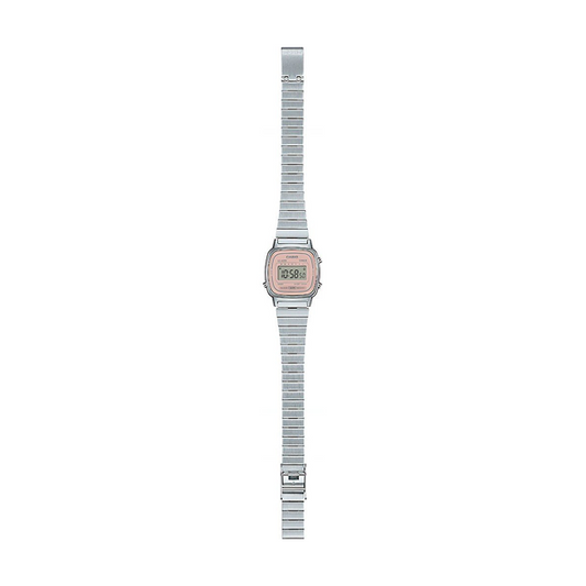 CASIO COLLECTION & VINTAGE ICONIC MINI STEEL - ANTIQUE PINK LA670WEA-4A2EF Multifunction Armbanduhr 25 mm Rosa