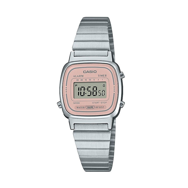 CASIO COLLECTION & VINTAGE ICONIC MINI STEEL - ANTIQUE PINK LA670WEA-4A2EF Multifunction Armbanduhr 25 mm Rosa ansicht-2