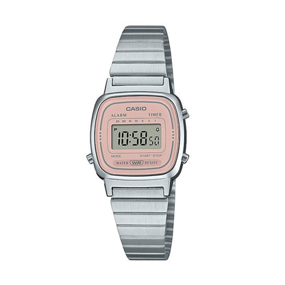 CASIO COLLECTION & VINTAGE ICONIC MINI STEEL - ANTIQUE PINK LA670WEA-4A2EF Multifunction Armbanduhr 25 mm Rosa ansicht-2
