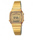 CASIO COLLECTION & VINTAGE ICONIC MINI STEEL - FULL GOLD LA-670WGA-9DF Multifunction Armbanduhr 25 mm Gold ansicht-3
