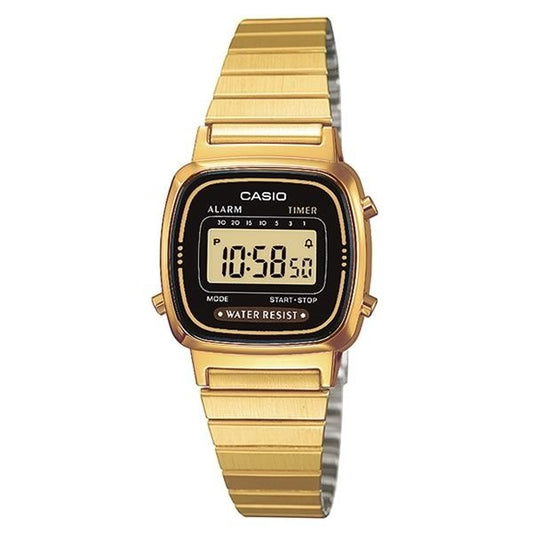CASIO COLLECTION & VINTAGE ICONIC MINI STEEL GOLD LA670WEGA-1EF Multifunction - Armbanduhr 25 mm Gold ansicht-2