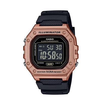 CASIO COLLECTION & VINTAGE ILLUMINATOR W-218HM-5BVEF Multifunction Armbanduhr 43 mm