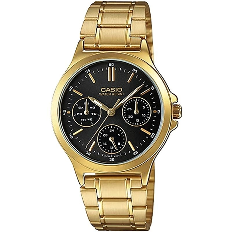 CASIO COLLECTION & VINTAGE LADY MULTIFUNCTION Gold 33 mm Armbanduhr – Produktansicht