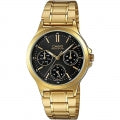 CASIO COLLECTION & VINTAGE LADY MULTIFUNCTION Gold 33 mm Armbanduhr – Seitenansicht