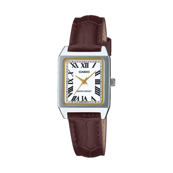 CASIO COLLECTION & VINTAGE LTP-B150L-7B2EF Only Time Armbanduhr 21 mm Weiss