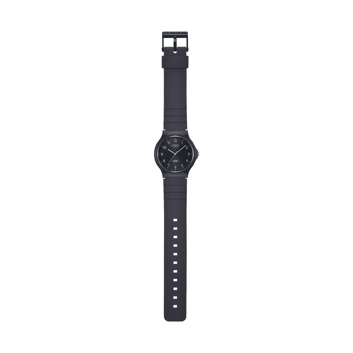 CASIO COLLECTION & VINTAGE MQ-24B-1BEF Only Time Armbanduhr 35 mm Schwarz – Detailansicht