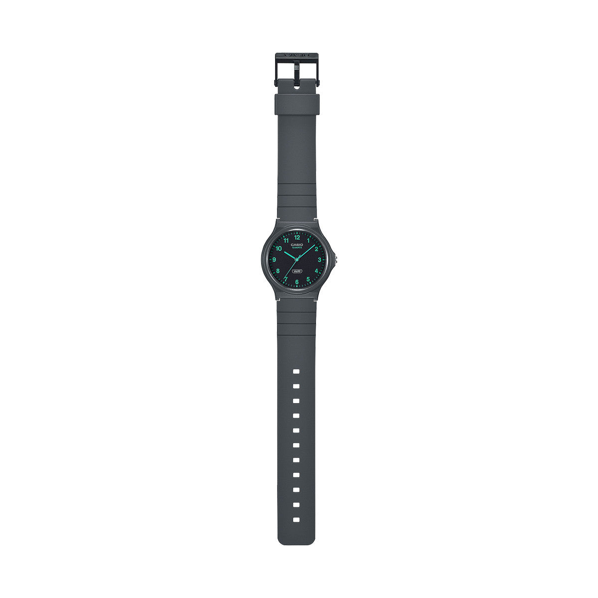 CASIO COLLECTION & VINTAGE MQ-24B-8BEF Only Time Armbanduhr 35 mm Schwarz – Detailansicht