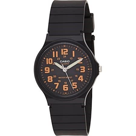 CASIO COLLECTION & VINTAGE MQ-71 - ORANGE MQ-71-4BDF 24 h. Armbanduhr 35 mm
