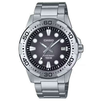 CASIO COLLECTION & VINTAGE MTD-140D-1AVDF Date Armbanduhr 44 mm