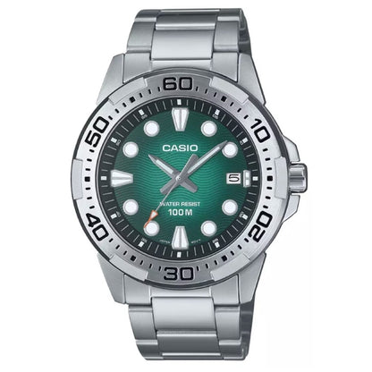 CASIO COLLECTION & VINTAGE MTD-140D-3AVDF Date Armbanduhr 44 mm