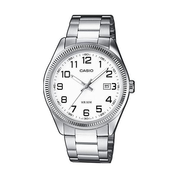 CASIO COLLECTION & VINTAGE MTP-1302PD-7BVEF Herren Quarzuhr Weiss 38.5 mm – Produktansicht