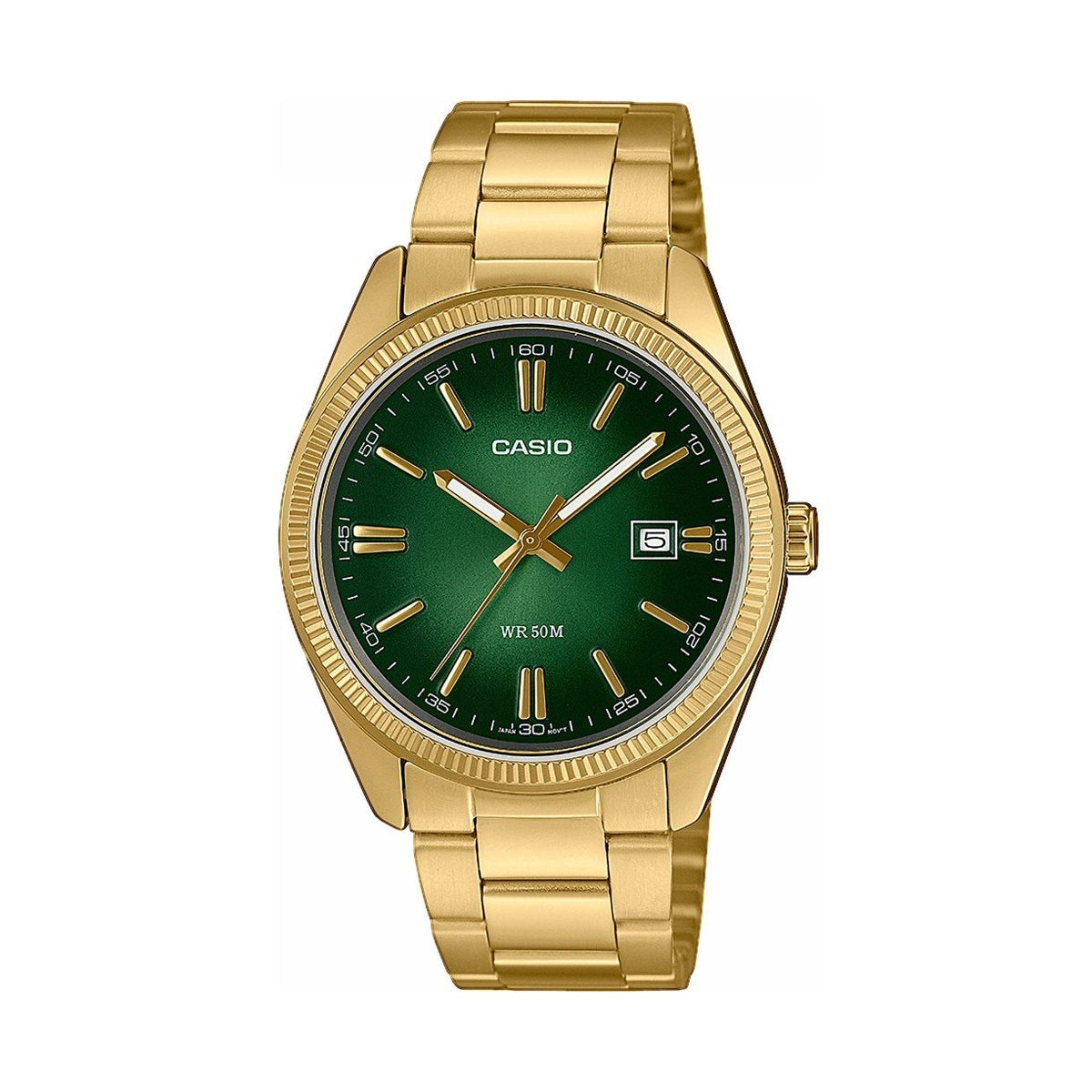 CASIO COLLECTION & VINTAGE MTP-1302PGC-3AVEF Herren Quarzuhr Gold 38.5 mm – Detailansicht