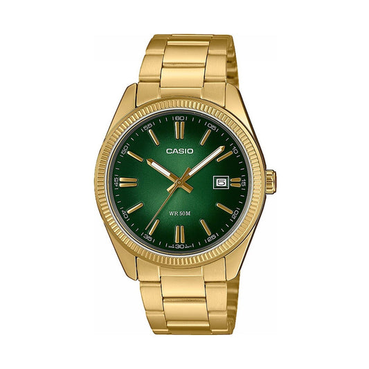 CASIO COLLECTION & VINTAGE MTP-1302PGC-3AVEF Date - Armbanduhr 38.5 mm Gold ansicht-2