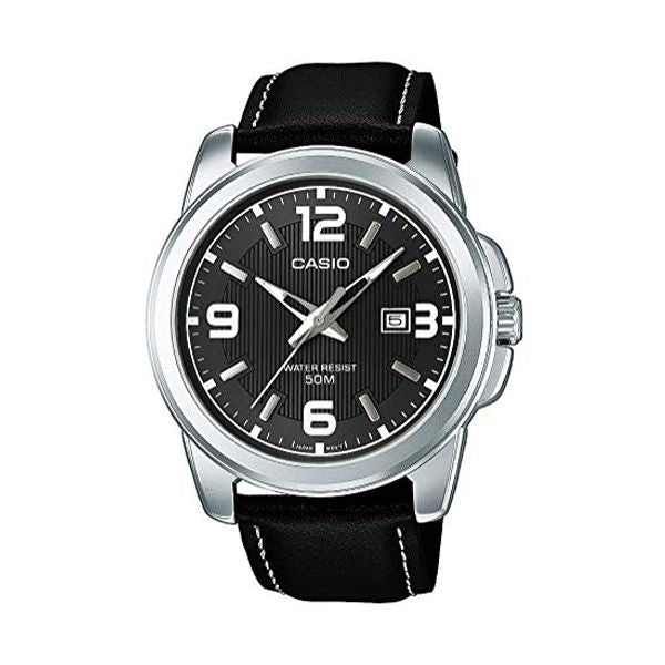 CASIO COLLECTION & VINTAGE MTP-1314PL-8AVEF Analoguhr Armbanduhr 45 mm Schwarz ansicht-2