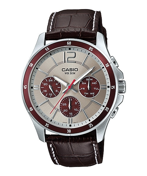 CASIO COLLECTION & VINTAGE MTP-1374L-7A1VDF Day - Date - 24H Armbanduhr 43.5 mm